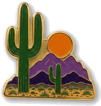Saguaro pin